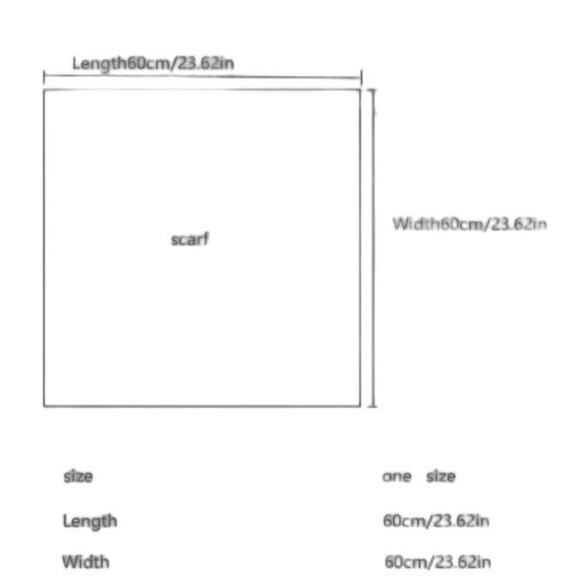 Silky Navy Satin Fashion Square Scarf Breathable Silky Scarf 23.6 inch… - Picture 3 of 6